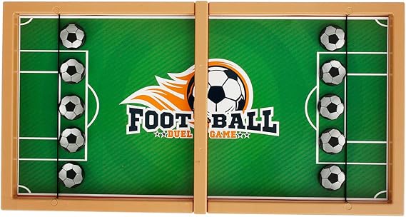 Wooden Sling Puck Game - Football Board Game For Kids & Adults