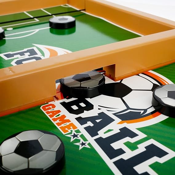 Wooden Sling Puck Game - Football Board Game For Kids & Adults